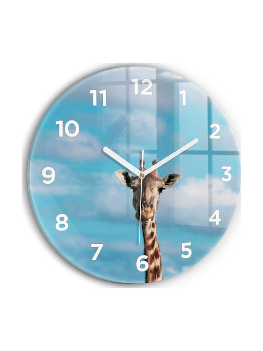 Tulup Kids Glass Wall Clock