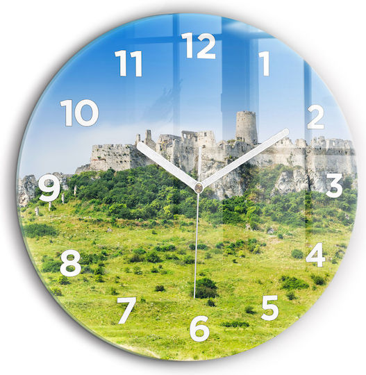 Tulup Kinder Wanduhr Glas