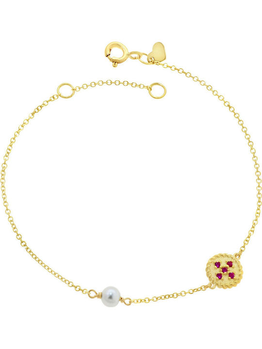 Damentrauring mit Istanbul-Design aus 9K Gold 18cm
