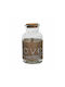 Dream House General Use Glass Jar with Lid Transparent 7x13cm 1 Piece