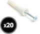 Handy Schraubanker Wanddübel 6 X 40 Mm 20 Stück Pack