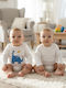 Babydom Set Babystrampler Ecru 2Stück