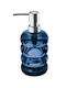 Kleine Wolke Spender Glas Blau