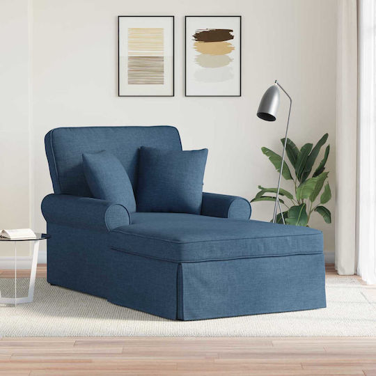 Armchair 91x157x91cm Blue Armchair 91x157x91cm Blue