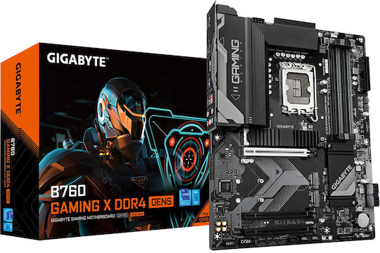 Gigabyte B760 Gaming X DDR4 GEN5 Mainboard ATX mit Intel 1700 Sockel