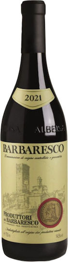 Вино Barbaresco Docg Produttori De Barbaresco 2021 Nebbiolo Червено Сух Шампоан 750мл