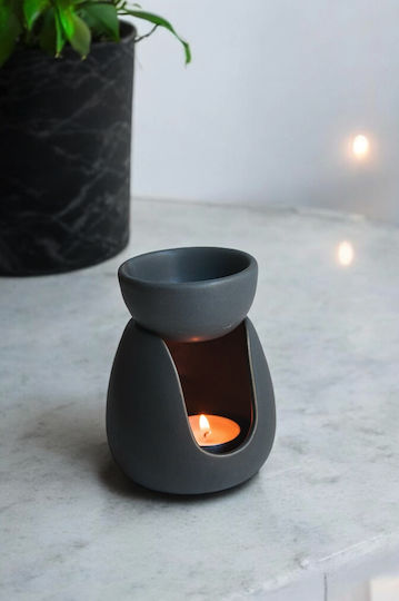 Ceramic Home Fragrance Wax Melts Essential Oils Duosdei Dark Grey
