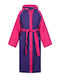 Μπουρνουζι Arena Cotton Robe Bicolor Violet-shocking Pink