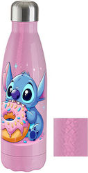 Μπουκάλι Θερμός Lilo & Stitch 500ml Ροζ Crackle
