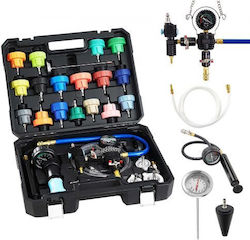 Vevor Auto Drucktestset 47 Stück Universal Kühlsystem Vakuumauffüllset 3 Metalladapter Auto Anwendung Werkzeug Drucktestsystem für Kühlsystem Auto Pumpe und Kunststoffbefüller Vevor Auto Drucktestset 47 Stück Universal Kühlsystem Vakuumauffüllset 3 Metalladapter Auto Anwendung Werkzeug Drucktestsystem für Kühlsystem Auto Pumpe und Kunststoffbefüller