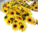 25 Pieces Plastic Daisies 4cm