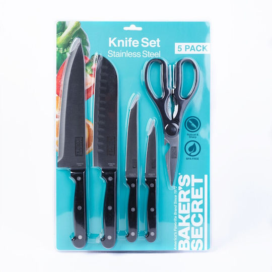 Baker's Secret Set Oțel inoxidabil de Gătit 5buc Negru