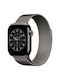 Apple Strap Stainless Steel Gray (Apple Watch 38/40/41/42mm)