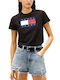 Flag Women's T-shirt Red, White, Black
