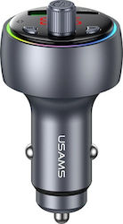 Usams Φορτιστής Αυτοκινήτου με Θύρες 1xUSB-A 1xType-C