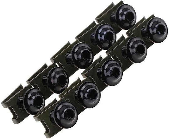 10 Τεμάχια Διακοσμητικές Βίδες M6 6mm Yamaha Honda Suzuki Ktm Mαύρες