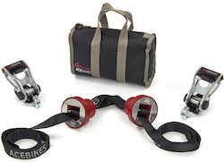 Acebikes Set Motorcycle Tie-down Straps Bmw Transport Capstrap Open Axle Tie-down System