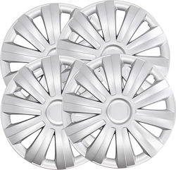Mammooth Car Hubcaps 14 Inch Silver 4 Pieces Mammooth Car Hubcaps 14 Inch Silver 4 Pieces