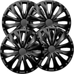 Mammooth Car Hubcaps 14 Inches Black 4 Pieces Mammooth Car Hubcaps 14 Inches Black 4 Pieces