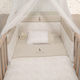 Baby Oliver Crib Bumpers Classic Inside Beige 3...