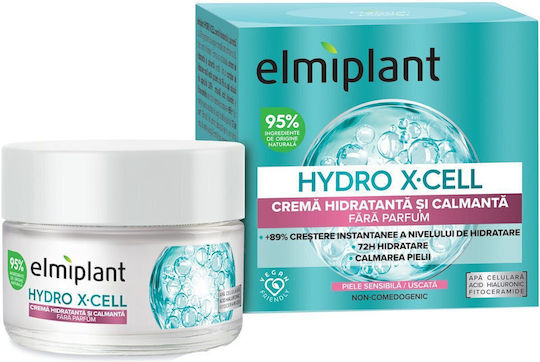 Cremă Hidratantă Calmanta Fără Parfum Elmiplant Hydro X-cell 50 Ml