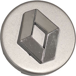 Renault Silber Chrom Radnabenkappe 60mm Renault Silber Chrom Radnabenkappe 60mm