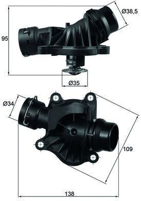 Mahle Термостат Охладителна Течност Ti 234 88 Ti 234 88