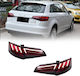 Taillights Set Audi A3 8v 2013-2019 Sportback Led Bar Red Smoked