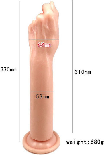 Dildo Realistic De Mână Deep Fisting 33 Cm