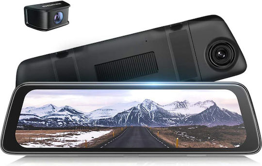 DDPAI Σετ Καθρέπτης με Κάμερα DVR Αυτοκινήτου 1440P με Οθόνη 9.35" Wi-Fi & Κάμερα Οπισθοπορείας