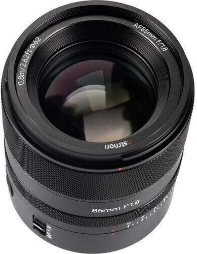 AstrHori Full Frame Φωτογραφικός Φακός 85mm f/1.8 II Σταθερός για Sony E Mount Μαύρος