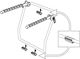 Replacement Rubber Bases Bicycle Biki Menabo 2 Pieces 70210/mb 70210/mb