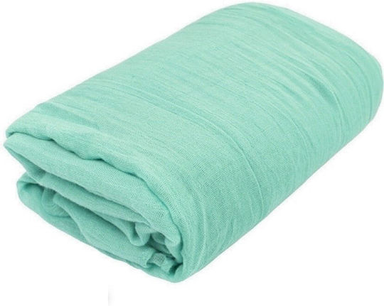 Turquoise Gauze Decoration Fabric