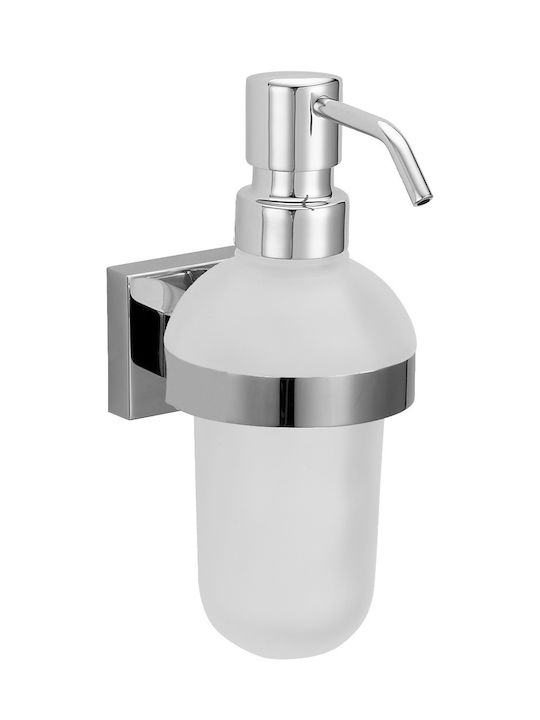 Bronze Art Spender Glas Silber