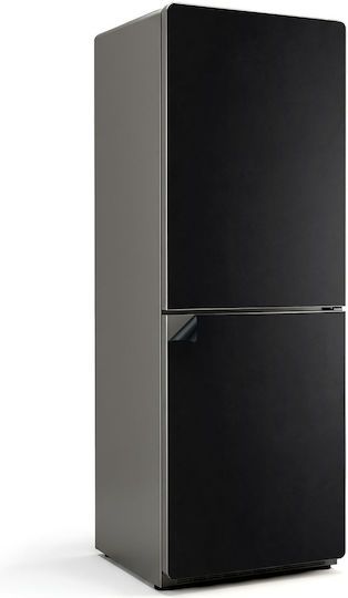 Magnetisches Kühlschrank Wandsticker & Wandgemälde Elegante Dekoration Ohne Renovierung Schwarzes 70x190 cm