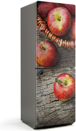 Magnetisches Kühlschrankabdeckung Widerstandsfähig Waschbare Äpfel Korb Rattan 70x190 cm