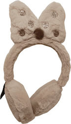 Romvous Furry Brown Kids Beanie