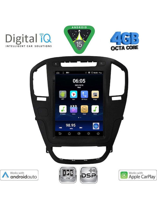 Digital IQ Car Audio System for Opel Insignia 2008-2013 Bluetooth USB Wi-Fi GPS Apple CarPlay Android Auto Digital IQ BXF 6914BR CPAA