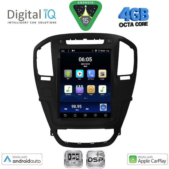 Digital IQ Auto-Audiosysteme für Opel Insignia 2008-2013 Bluetooth USB Eingebautes Wi-Fi GPS Apple CarPlay Android Auto