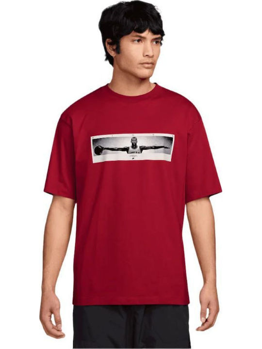 Jordan Photo Athletic T-shirt Red