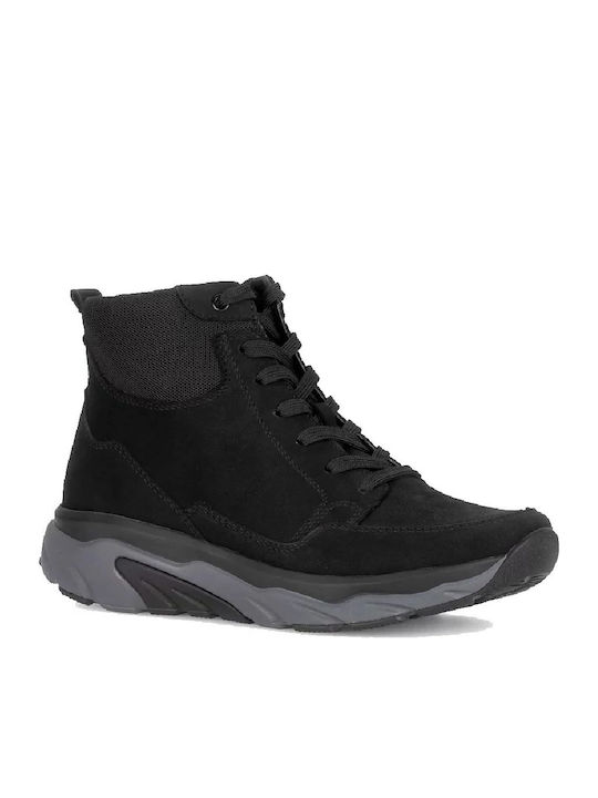 Gabor Leder Stiefeletten Damen Schwarz