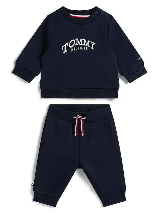 Tommy Hilfiger Kids Sweatpants Set Navy Blue 2pcs