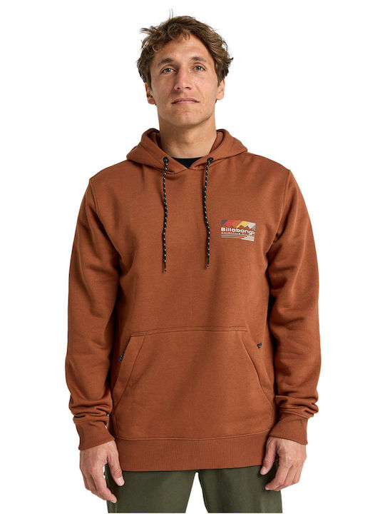 Billabong Compass Po 2 Sweatshirt with Hood Rust