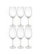Secret de Gourmet Lina Set de pahare pentru Vin Alb din Sticlă 540ml 6buc