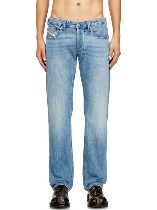 1985 Larkee Ανδρικό Παντελόνι Τζιν με Regular Straight Εφαρμογή Denim