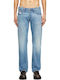 1985 Larkee Ανδρικό Παντελόνι Τζιν με Regular Straight Εφαρμογή Denim