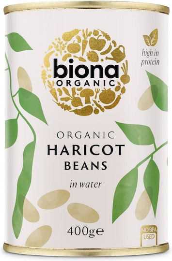 Organic White Haricot Beans 400g Biona