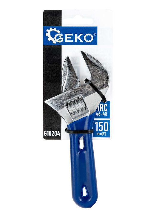 Geko French Wrench with Adjustable Opening 36mm and Anti-Slip Handle 150mm