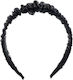 Bentiță Pentru Păr Din Imitatie De Piele Pentru Femei Scrunchie – Negru