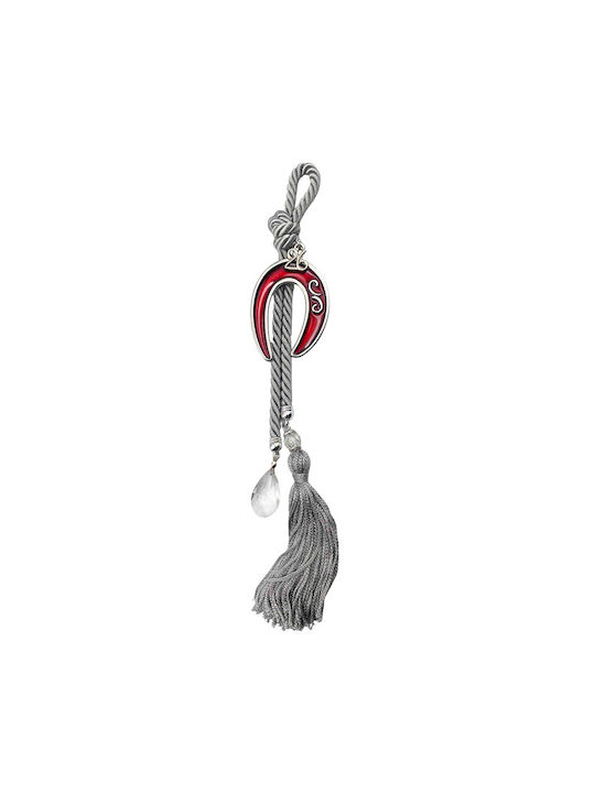 Marhome Hängend Glücksbringer Hufeisen Gray aus Kristall 30cm 1Stück